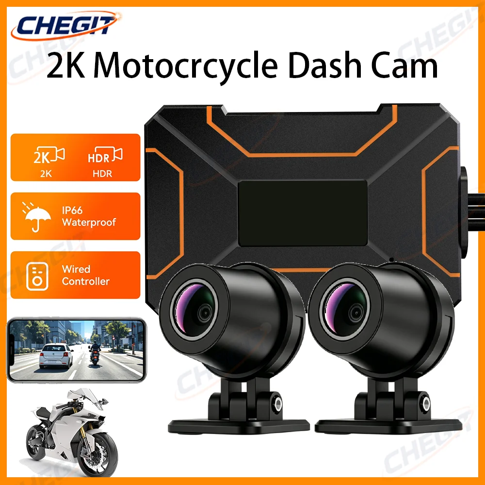 Motorcycle Gear Video - IP66 방수 오토바이 비디오 카메라 듀얼