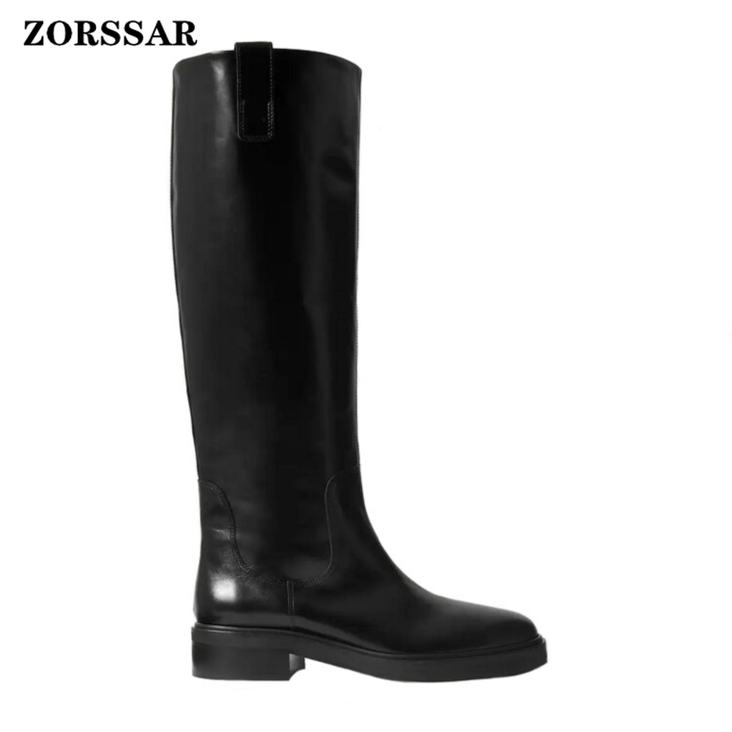 Riding Boot Short - 소가죽 빅사이즈 44 45 라운드 토