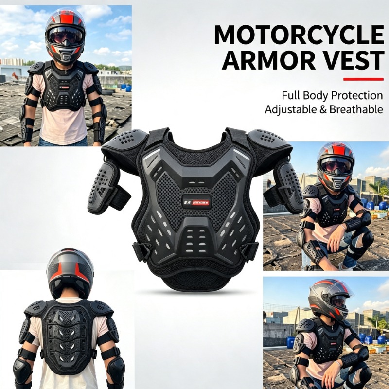 Motorcycle Gear Youth - 오토바이 청소년 보호 장비, 충격 흡수