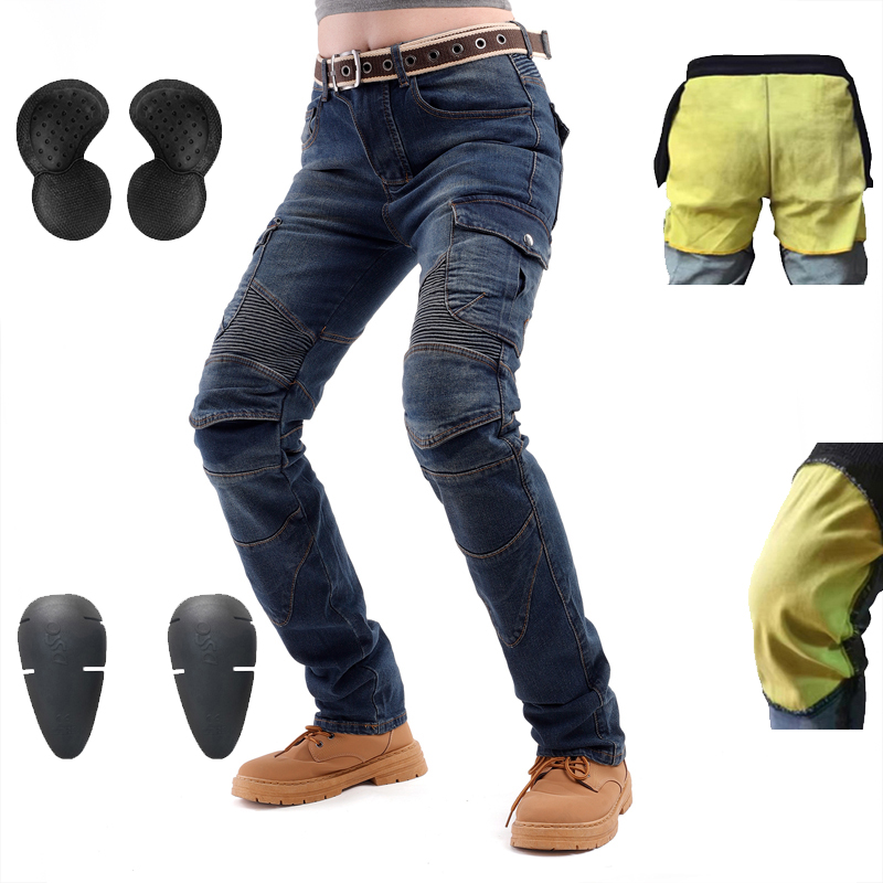 Motorcycle Gear Women Pants - 케블라 오토바이 청바지 여성 모토크로스 바지