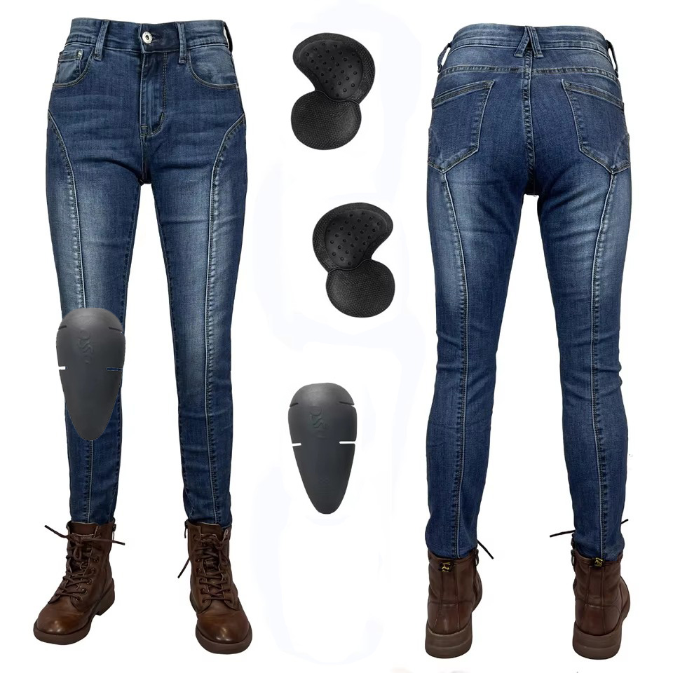 Motorcycle Gear Women Pants - 여성용 오토바이 바지 블루 더트 바이크