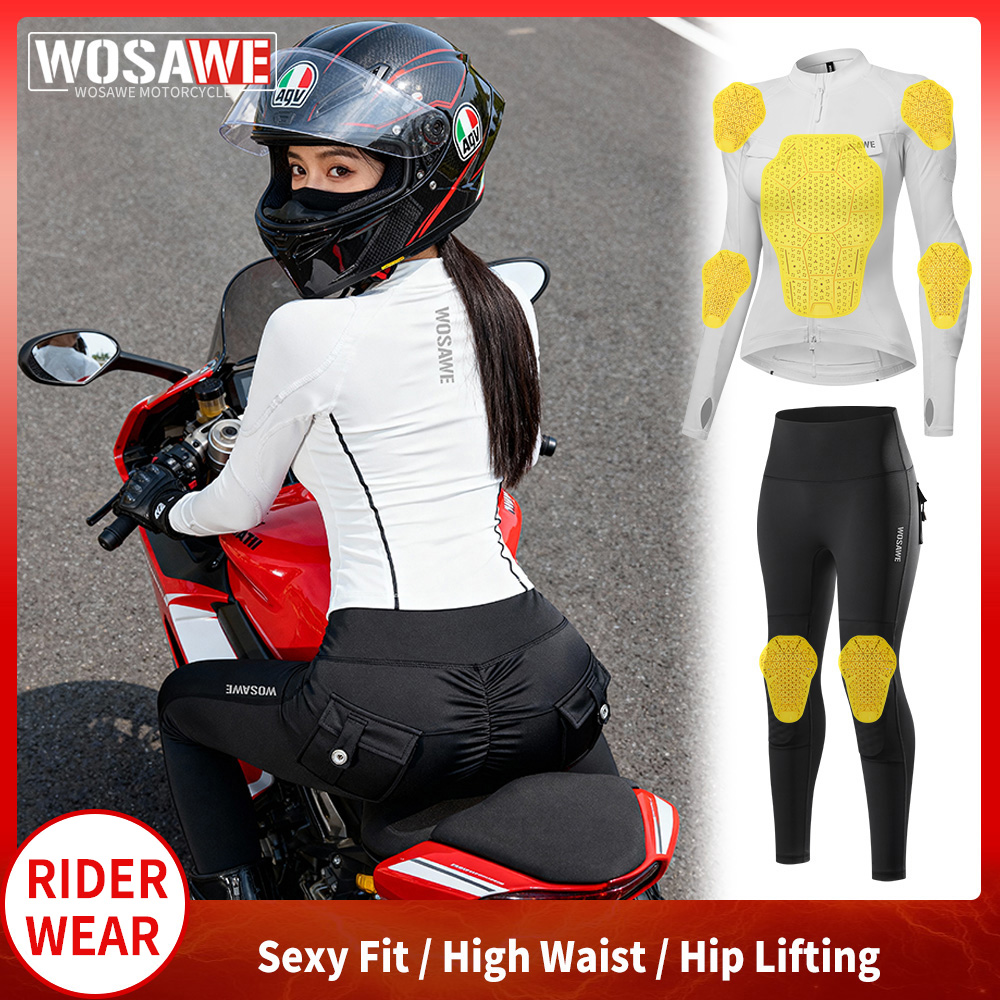 Motorcycle Gear Women Pants - WOSAWE 여성용 오토바이 자켓 및 바지