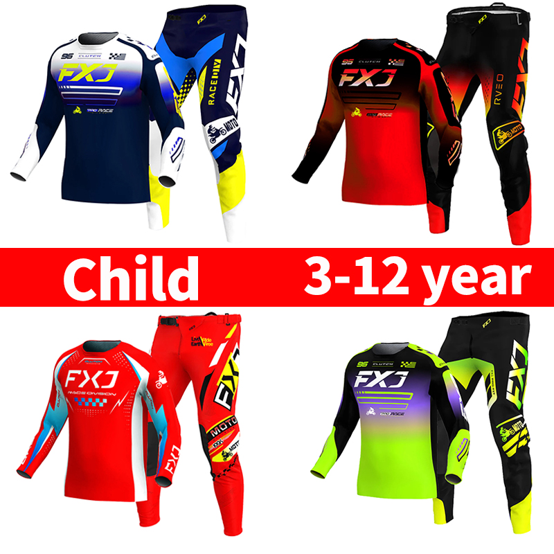 모토크로스 어린이 세트 오토바이 저지와 바지 아동복 큰 - Motorcycle Gear Youth 리뷰 및 가격