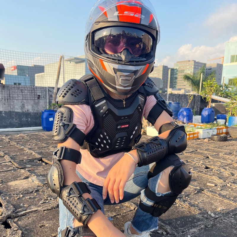 QIKUI 신형 오토바이 청소년 보호 장비 롤러 스케이 - Motorcycle Gear Youth 리뷰 및 가격