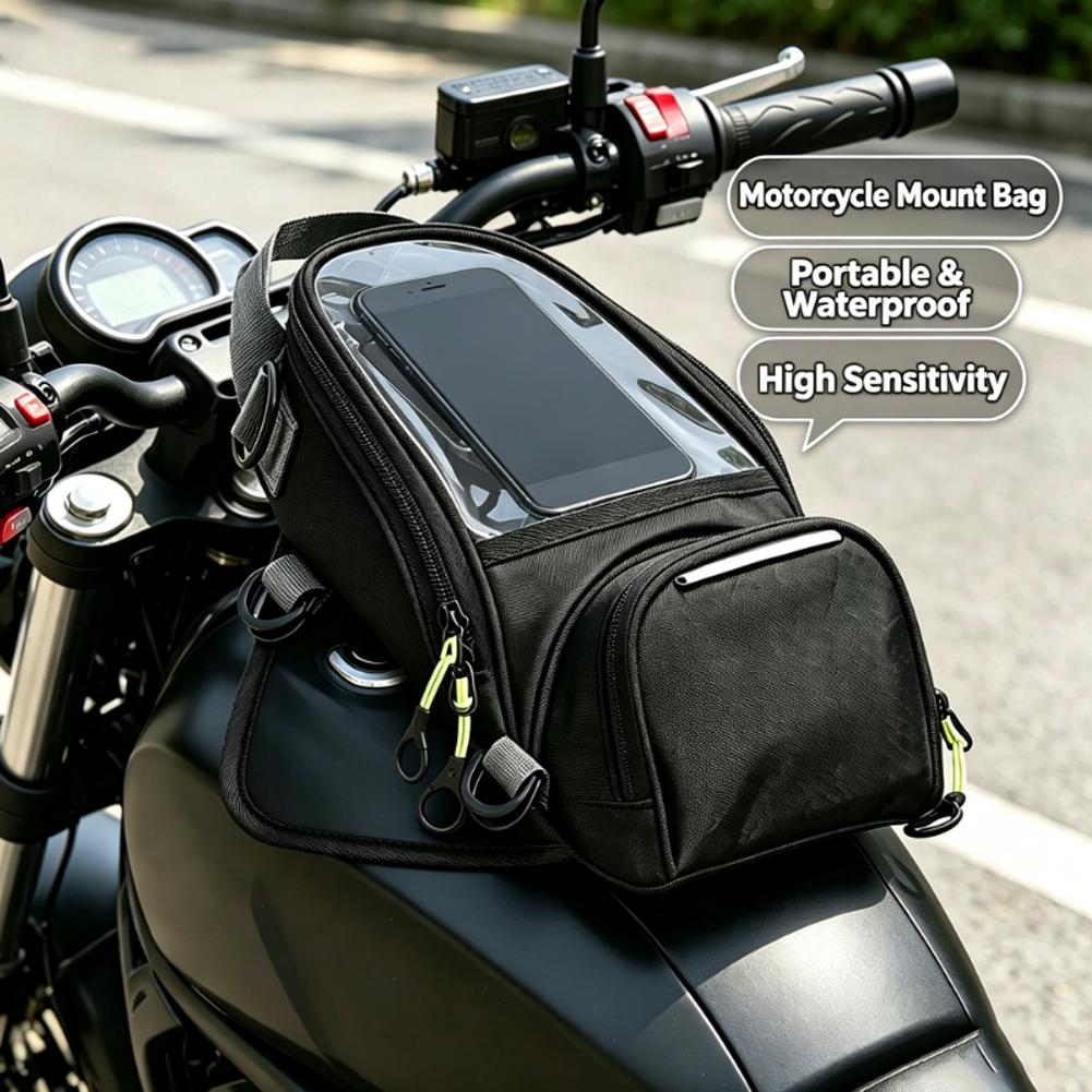 오토바이 내비게이션 탱크백, 터치 가능한 휴대폰 화면  - Magnetic Tank Bag 리뷰 및 가격