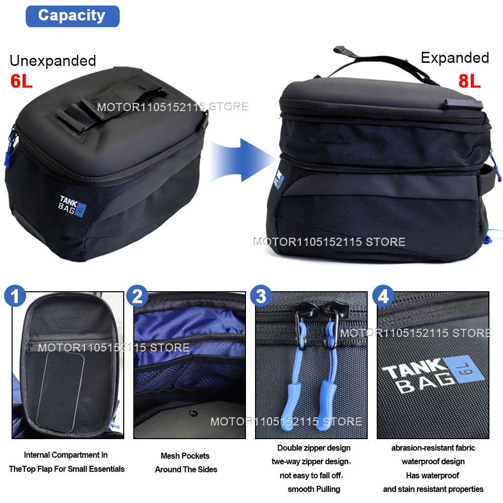 스즈키 V-Strom 650 1000 1050 /xT용 - Magnetic Tank Bag 리뷰 및 가격