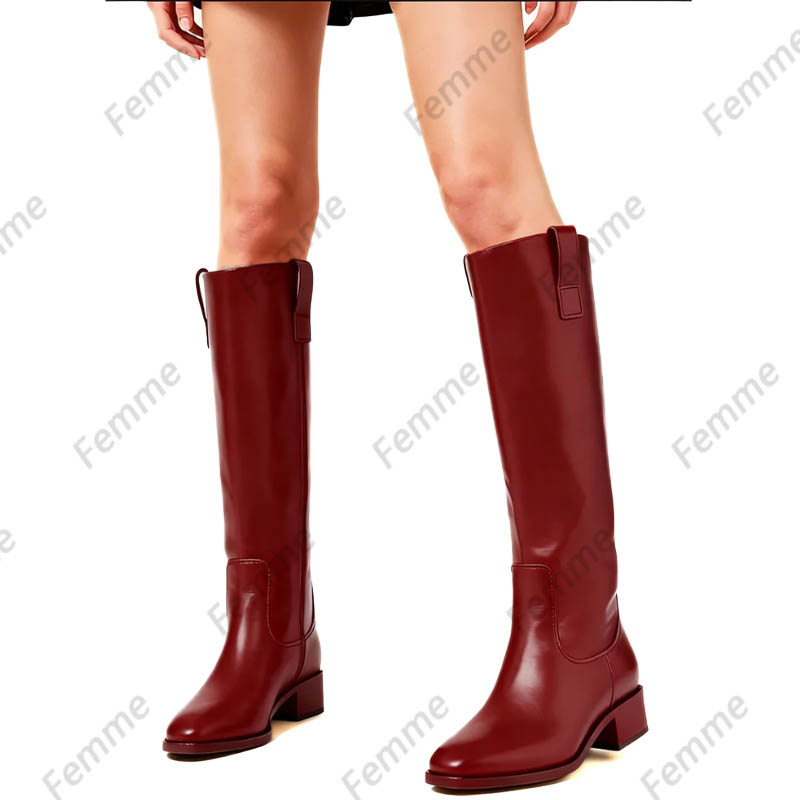 여성 수제 보라색 가죽 부츠 - 무릎 길이 승마 부츠  - Riding Boot Short 리뷰 및 가격
