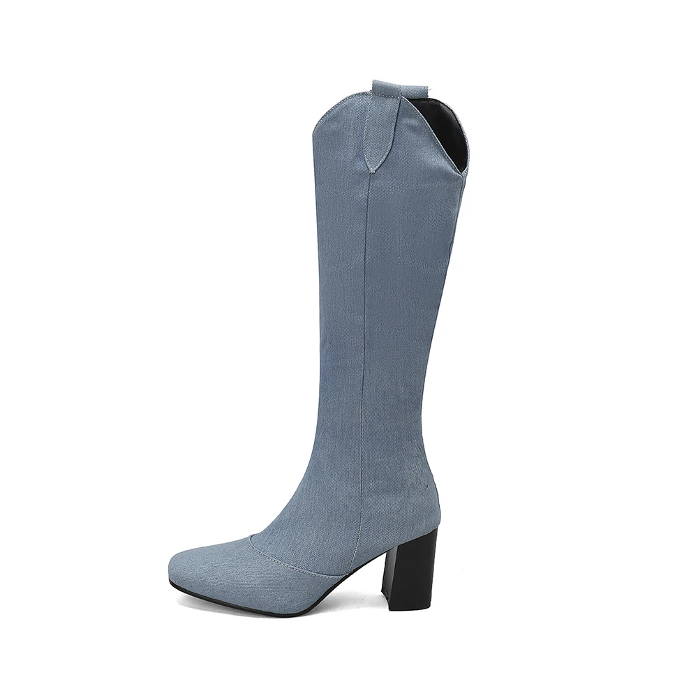 새로운 겨울 블랙 블루 여성 니하이 라이딩 부츠 핫 라 - Riding Boot Short 리뷰 및 가격