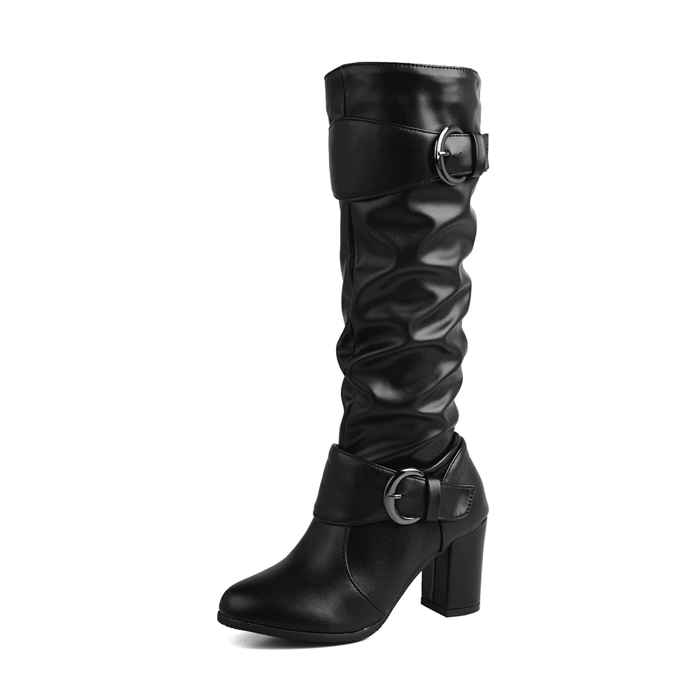 새로운 겨울 달콤한 블랙 화이트 여성 니하이 부츠 섹시 - Riding Boot Short 리뷰 및 가격