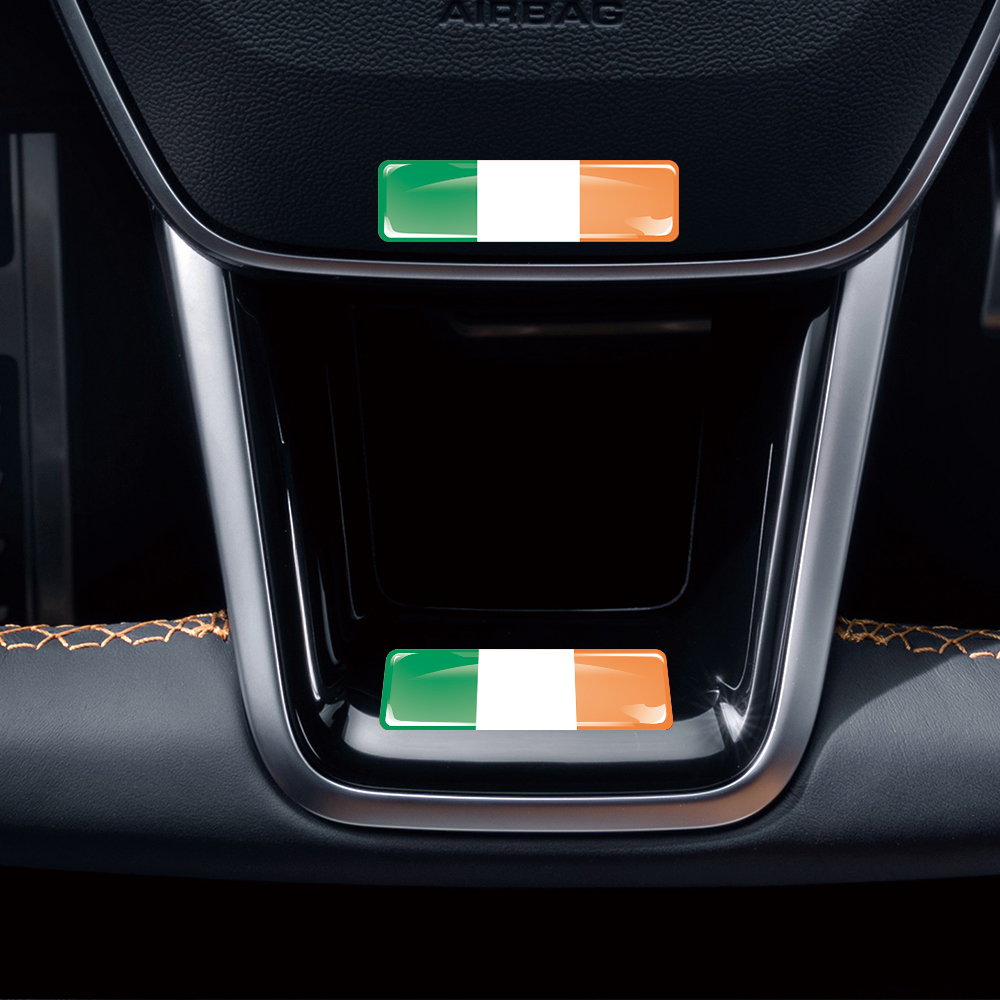 아일랜드 국기 3D 에폭시 수지 장식 자동차 스티커 자 - Motorcycle Gear Ireland 리뷰 및 가격