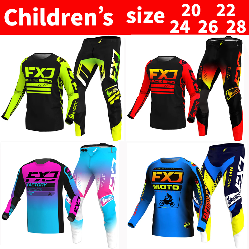 FXJ Motocross 저지 및 바지 어린이 어린이  - Motorcycle Gear Youth 리뷰 및 가격