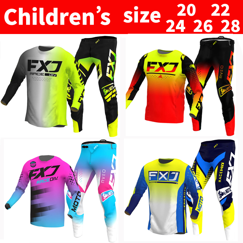 FXJ Motocross 저지 및 바지 어린이 어린이  - Motorcycle Gear Youth 리뷰 및 가격