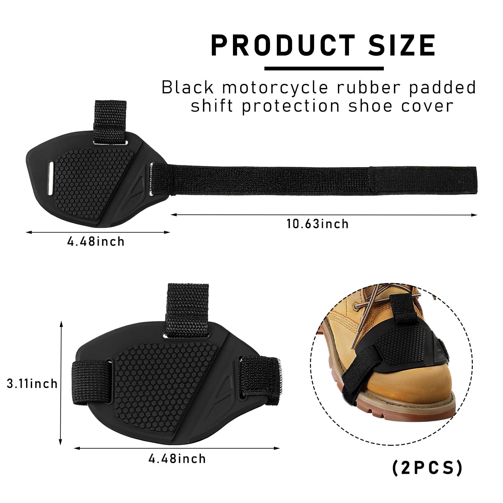 허니콤 미끄럼 방지 기어 변속 슈즈 프로텍터 오토바이  - Motorcycle Gear Lever Cover 리뷰 및 가격